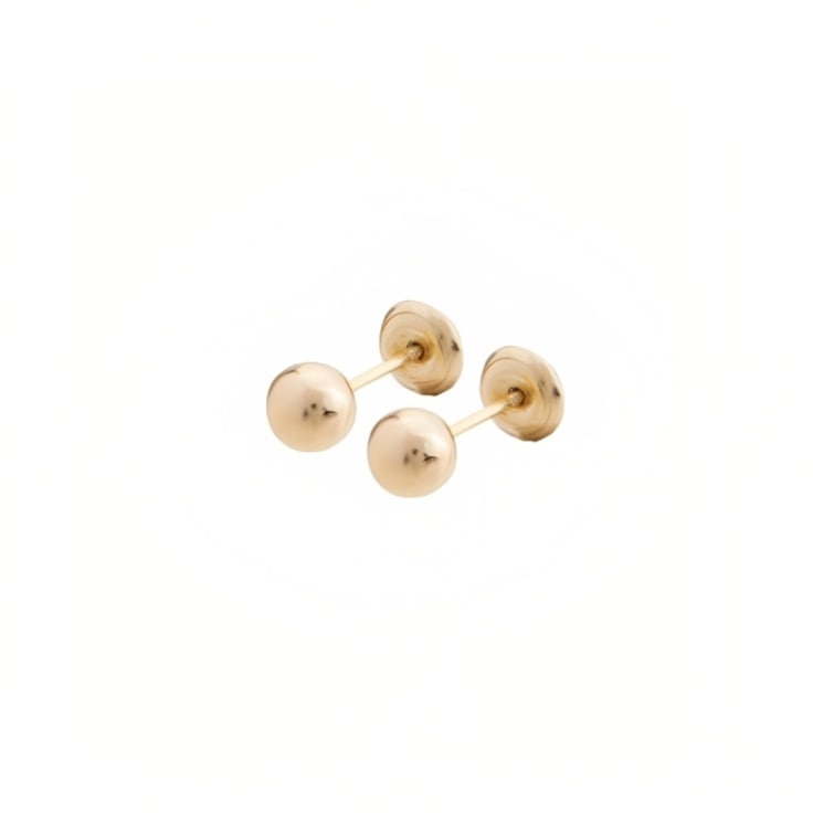 Aretes de oro 14k