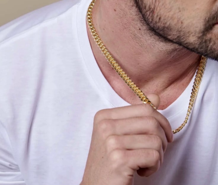 Cadenas De Oro 14k Para Hombres Ororafael Tendencias 0956