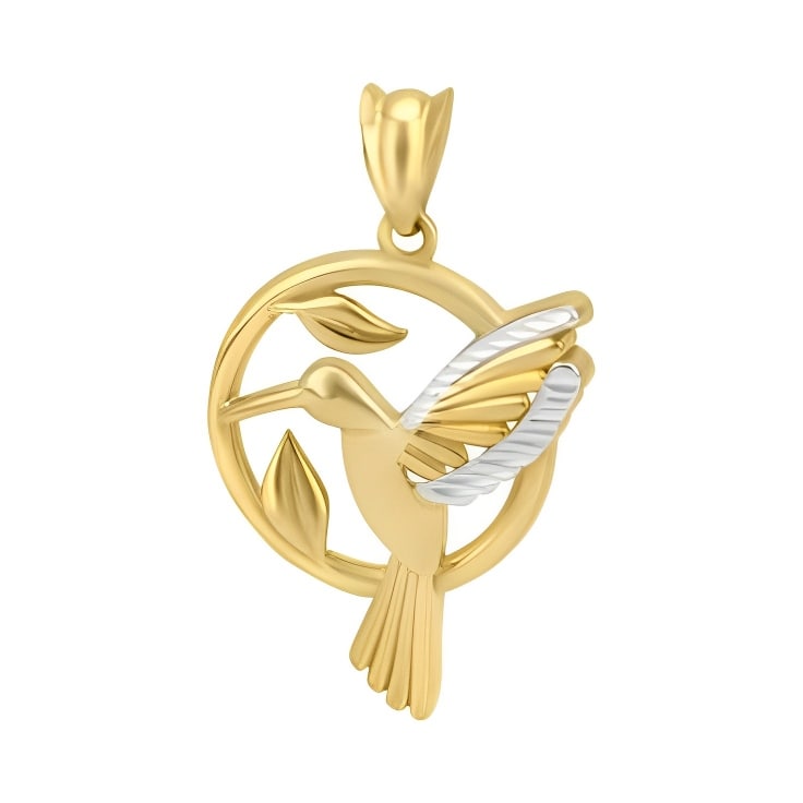 Dijes de oro 14k naturaleza